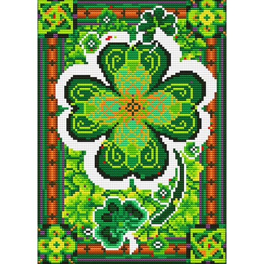 Sparkly Selections Clover Glow in the Dark Diamond Art Kit